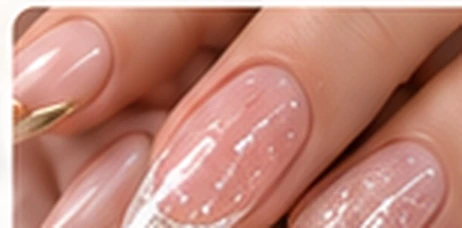 Nageldesign-Beispiel Glitzertraum