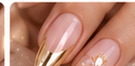 Nageldesign-Beispiel Golden Details